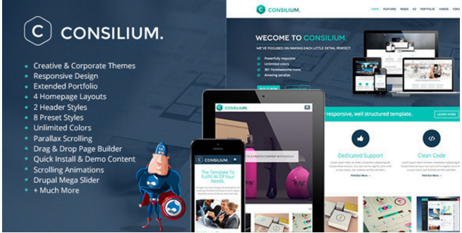 Consilium - Multipurpose Creative Drupal Theme