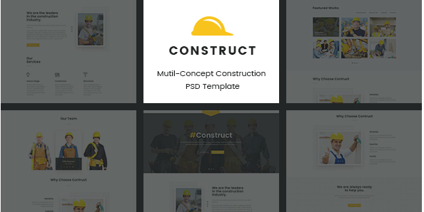 Construct Mutil-Concept Construction PSD Template