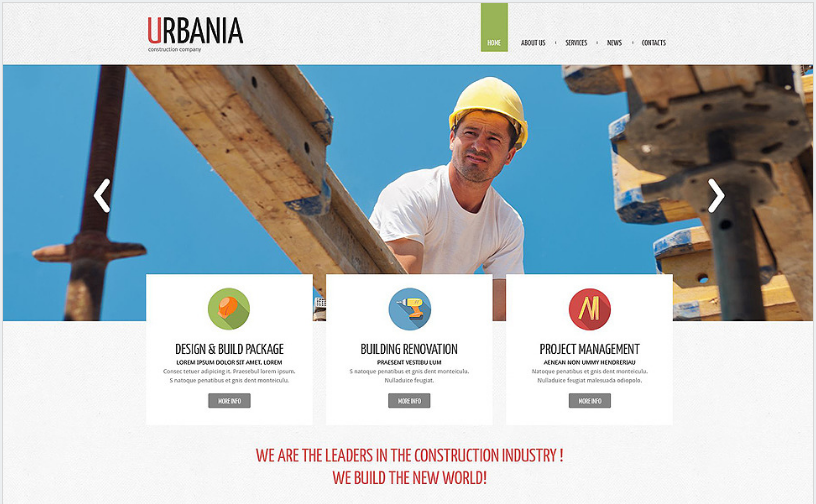 Construction Company Responsive Drupal Template