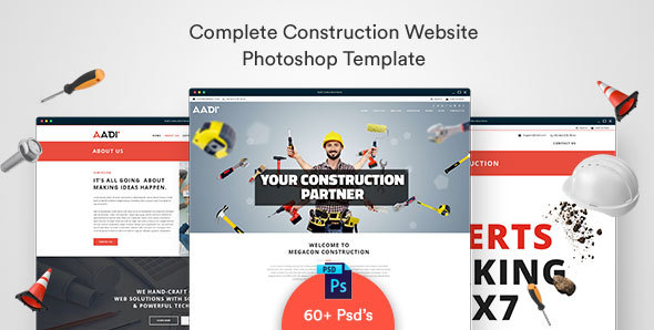 Best Construction PSD Templates