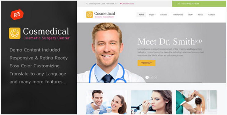 Cosmedical - Health & Medical WordPress Theme