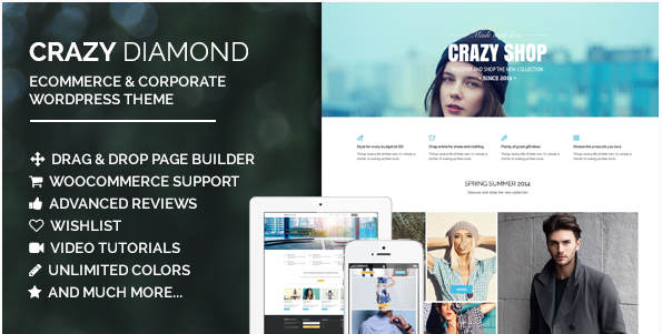 Crazy Diamond - Ecommerce & Corporate Theme