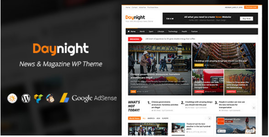DAYNIGHT Adsense Optimized WordPress Themes