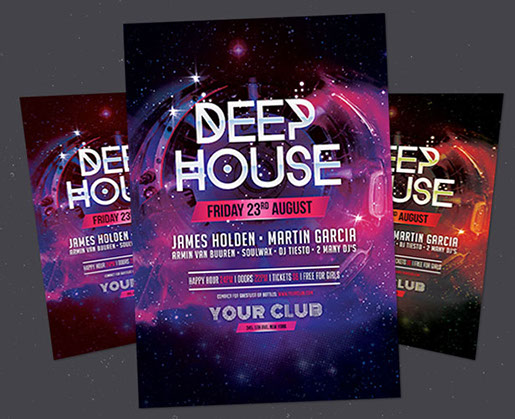 DEEP House Flyer