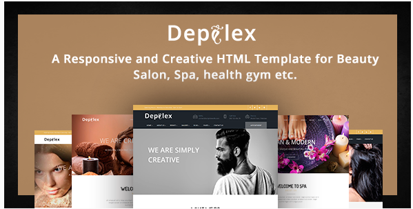 Depilex Salon - Barber - Spa - Hairdresser - Yoga Template