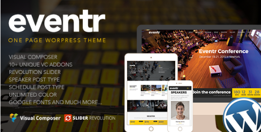 EVENTR: Visual Composer WordPress Themes