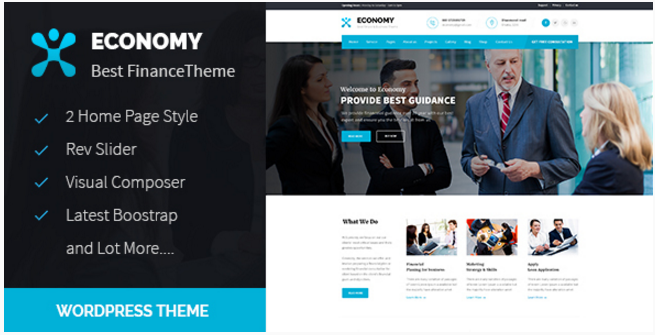 Economy - Finance & Business WordPress Theme