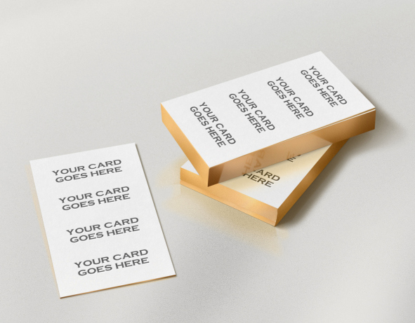 Edge Business Cards MockUp