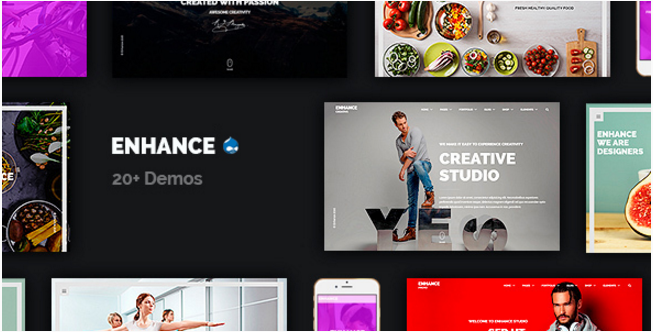 Enhance - Multi-Purpose Onepage & Multipage Drupal Theme