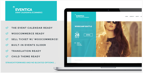 Eventica - Event Calendar & Ecommerce For WordPress