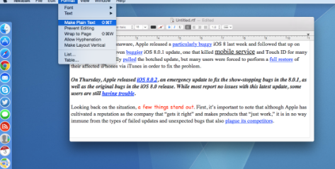 How to Save Files in TXT Format in TextEdit on Mac