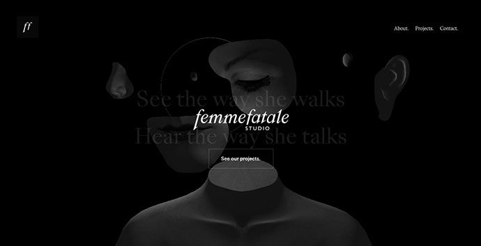 Femme Fatale Studio: Phenomenal Animated Background Websites