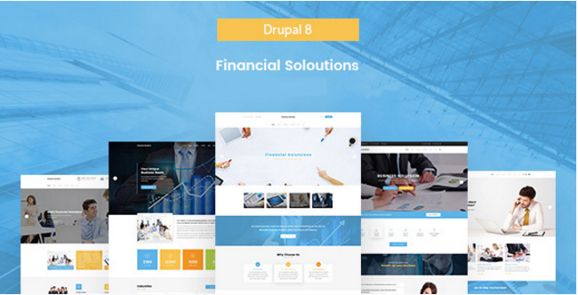 Financial Solutions - Financial & Business Drupal 8 Template