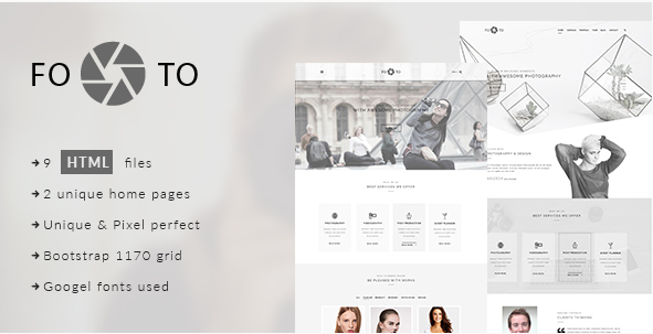 Footo Photography HTML Template