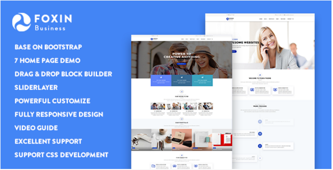 Foxin - Responsive Business Drupal 8 Theme