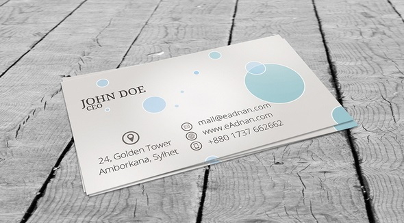 Free Business Card Psd Mock-up