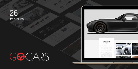 Go Cars - PSD Template Design for Car Dealers Market