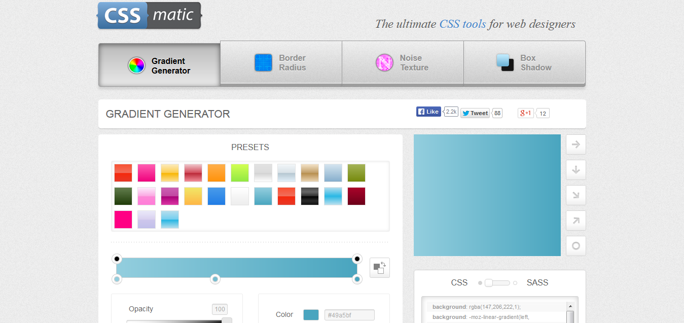 Gradient-CSS-Generator-I-CSSmatic