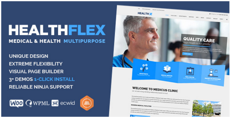 HEALTHFLEX Medical Health WordPress Theme