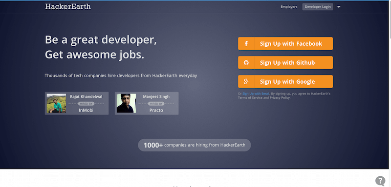 HackerEarth-Programming-challenges-and-Developer-jobs