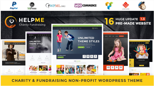 HelpMe - Nonprofit Charity WordPress Theme