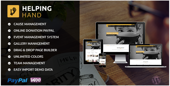 HelpingHand - Charity/Fundraising WordPress Theme