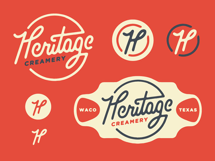 Heritage creamery Logo