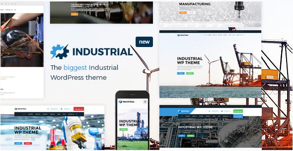 Industrial - Manufacturing WordPress Theme