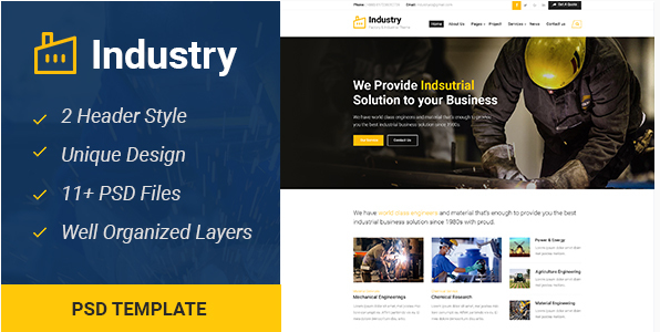 Best Business PSD Templates