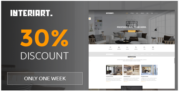 InteriArt - Furniture & Interior WordPress Theme