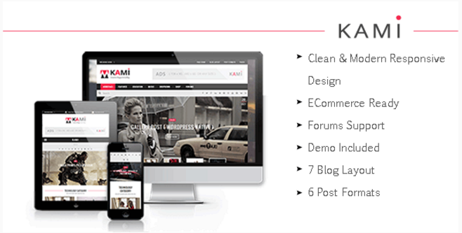 KAMI - Creative Magazine and Blog Theme