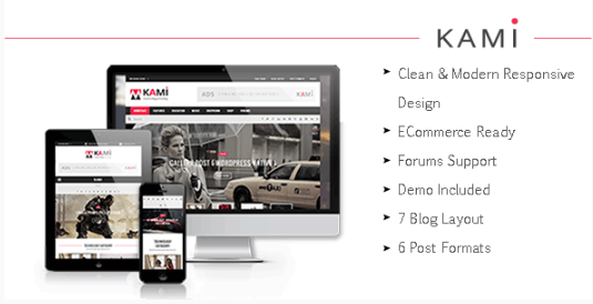 KAMI - Creative Magazine and Blog Theme