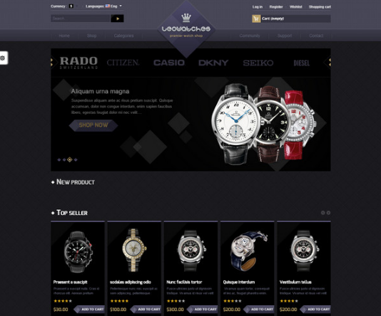 LEO: Cool Prestashop Online Watches Store