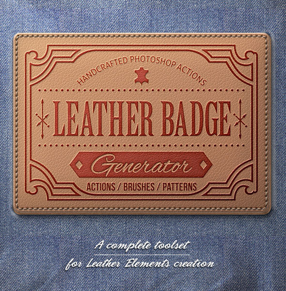Leather Badge Generator