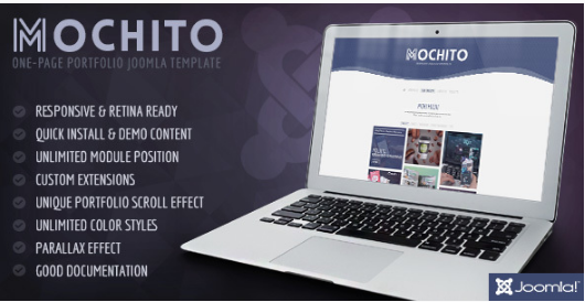MOCHITO: One Page Joomla Templates
