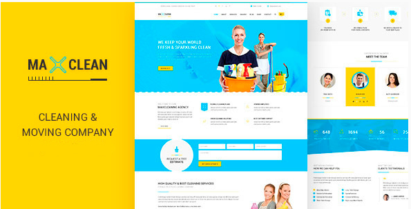 Best Cleaning company HTML Templates