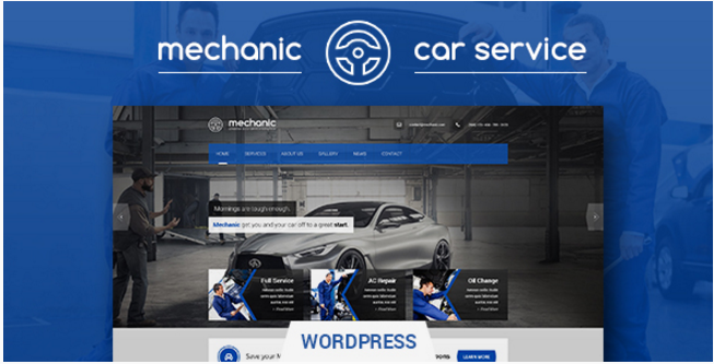 Mechanic - Car Service & Workshop WordPress Theme