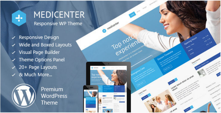 MediCenter - Responsive Medical WordPress Theme