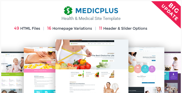 MedicPlus - Health & Medical HTML Template