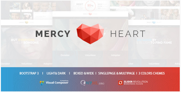 Mercy Heart - Modern Charity WordPress Theme