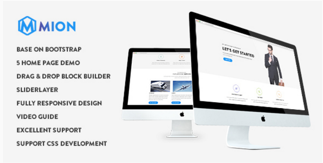 Mion - Responsive Business Service Drupal 8 Theme