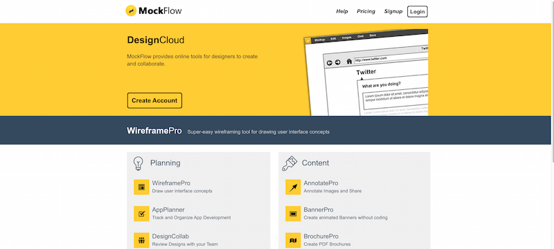 MockFlow: Best Free Mockups And Wireframe Tools