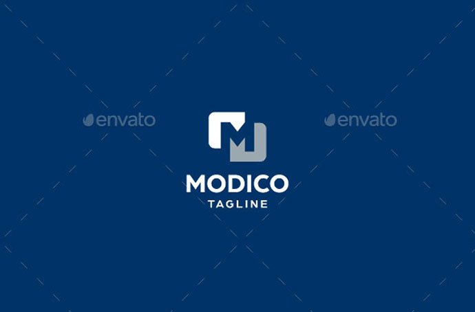 Modico M Letter Logo