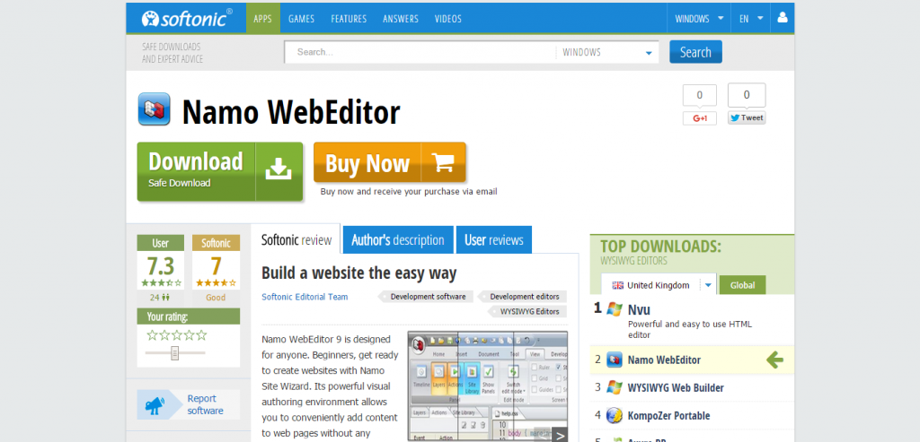 Namo Web Editor 9