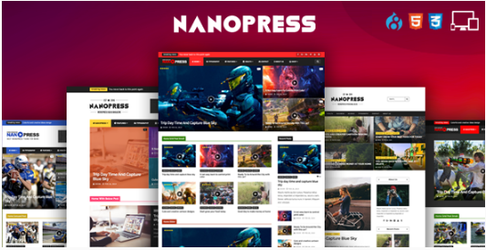 Nanopress - Drupal Responsive Blog & Magazine Theme