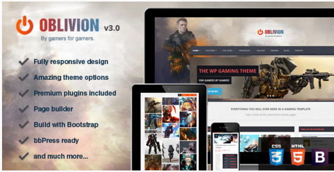 Oblivion - The Ultimate Multi-Purpose Gaming Theme
