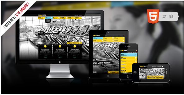 Olimpia Responsive Fullscreen Fitness Center