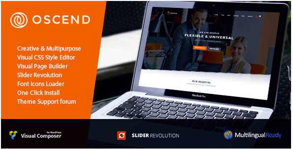 Oscend - Creative Agency WordPress Theme