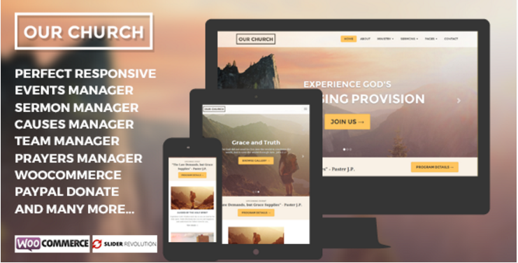 Our Church - Responsive Multipurpose WordPress Theme