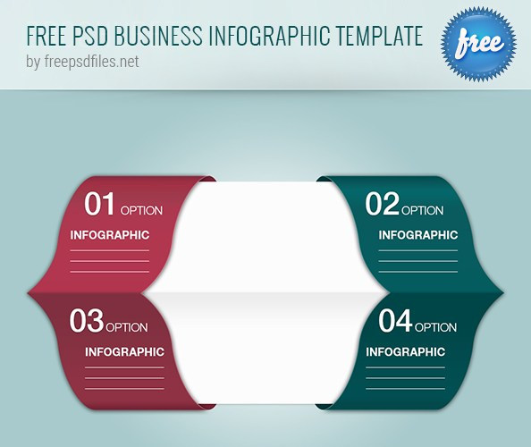 PSD Business Infographic Template